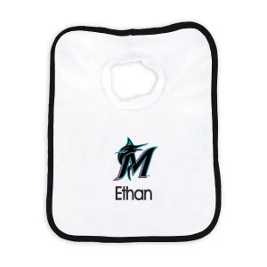 Personalized Miami Marlins Pullover Bib