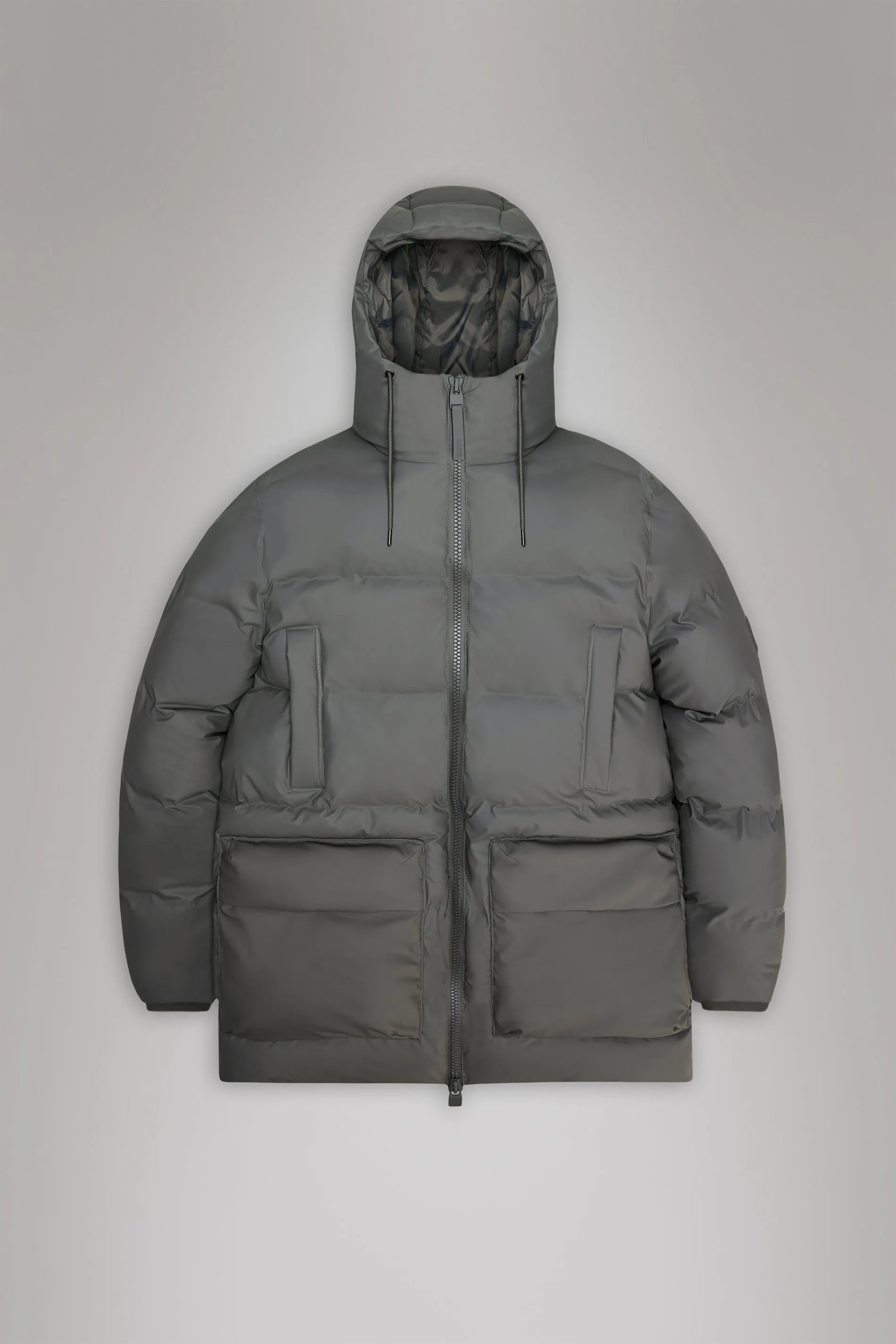 RAINS ALTA Long Puffer Cargo Jacket W3T4