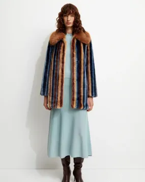 Rhapsody Coat | Multi Stripe