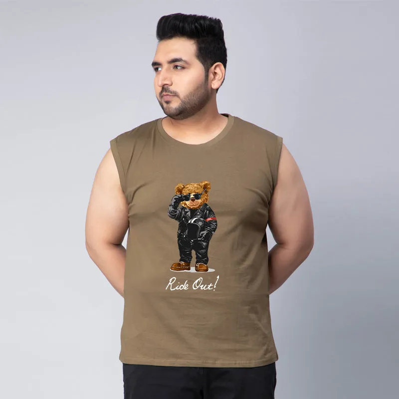 Rider Bear Sleeveless Vest