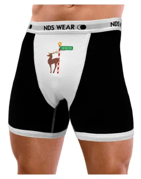 Rudolf Ratchet Reindeer Color Mens Boxer Brief Underwear