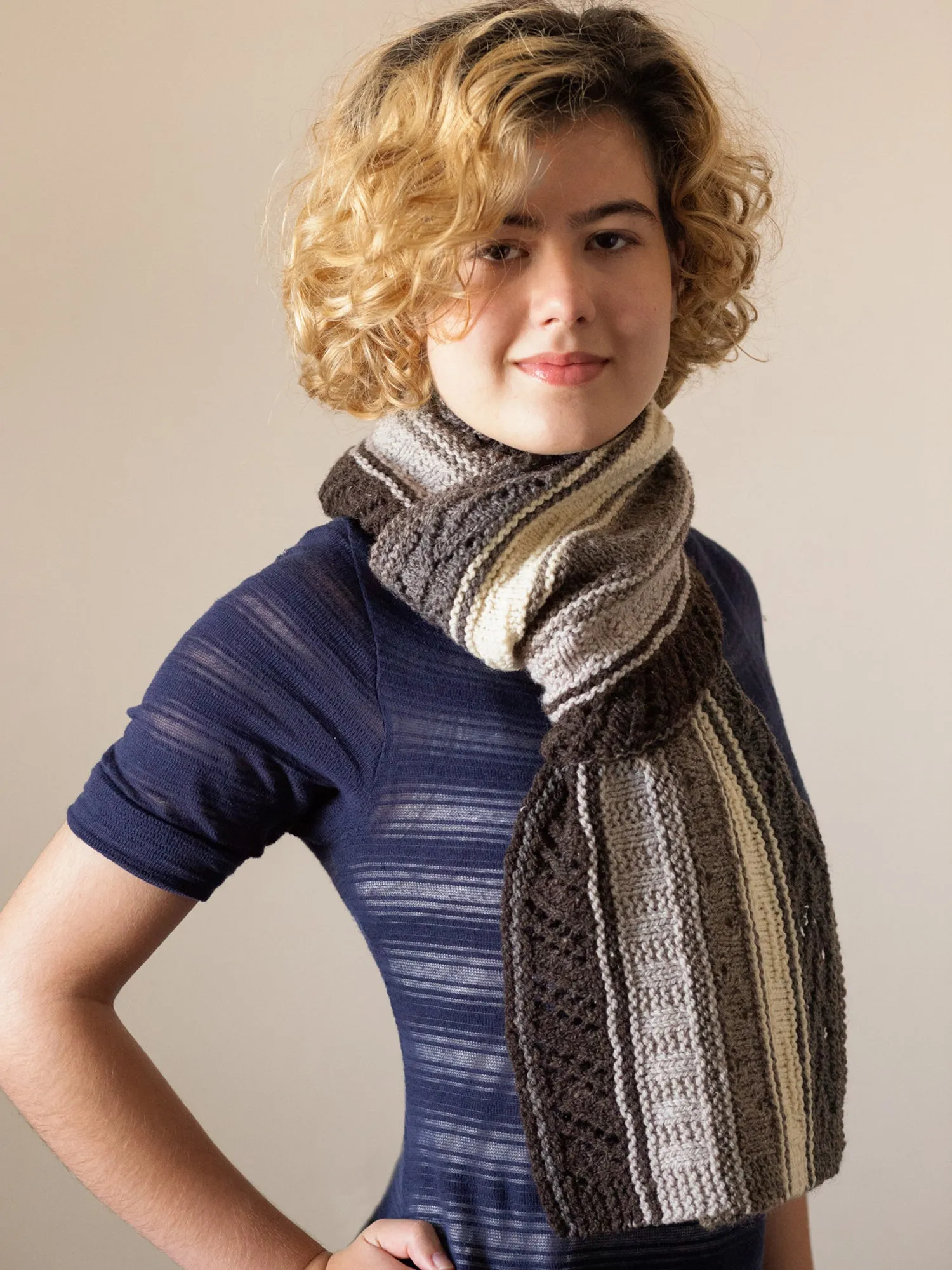 Ruff Stripes <br/><small>knitting pattern</small>