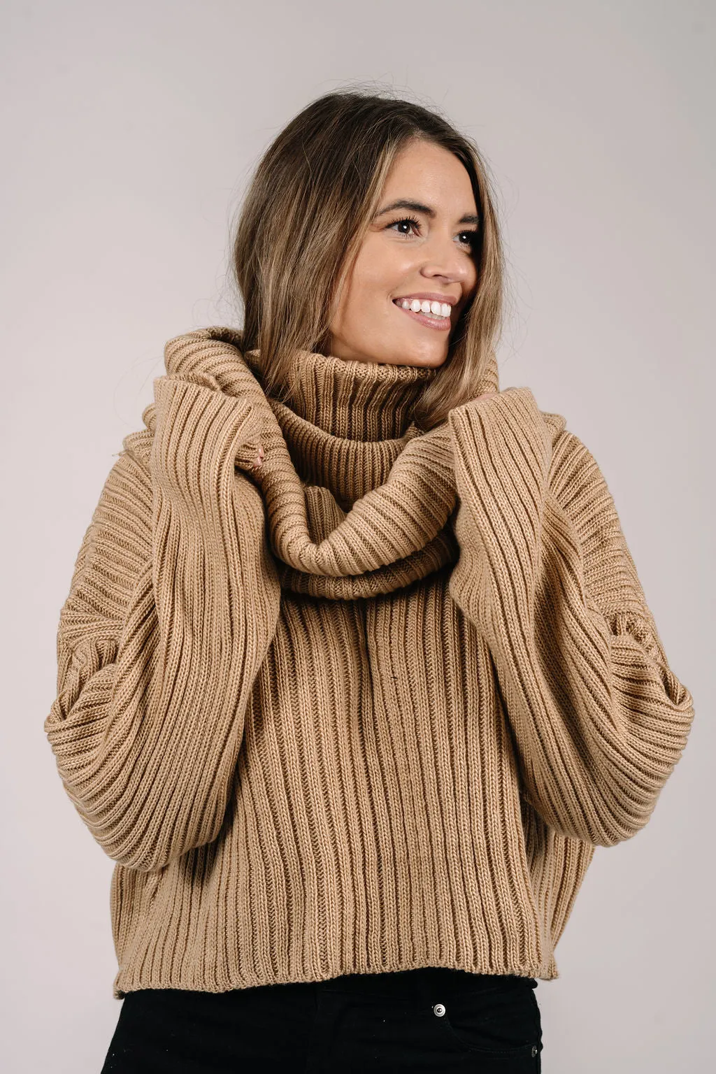 Saffron Knit Tan