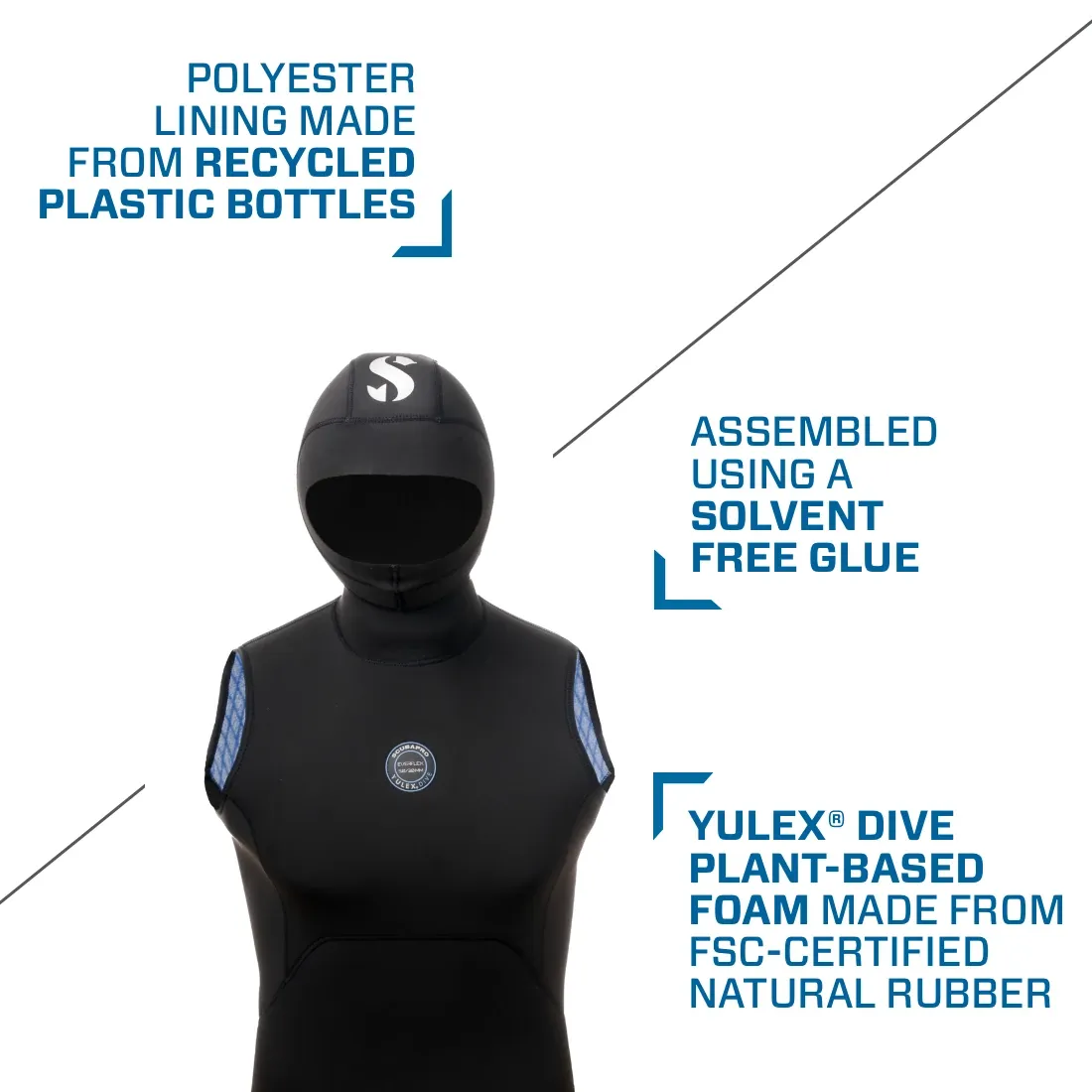 SCUBAPRO - Everflex YULEX® Dive Hooded Vest, Women, 5/3mm