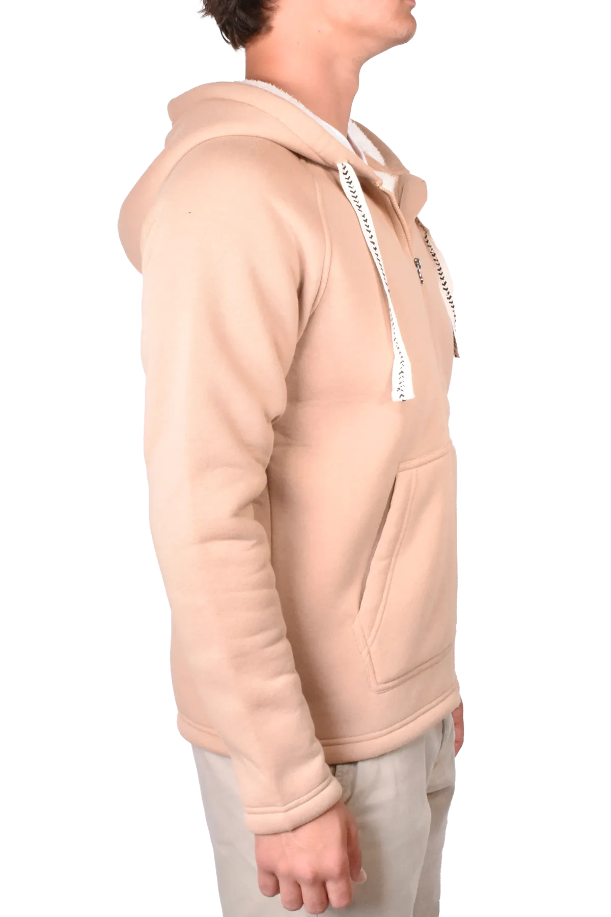 Sherpa Bonded Fleece Hoodie