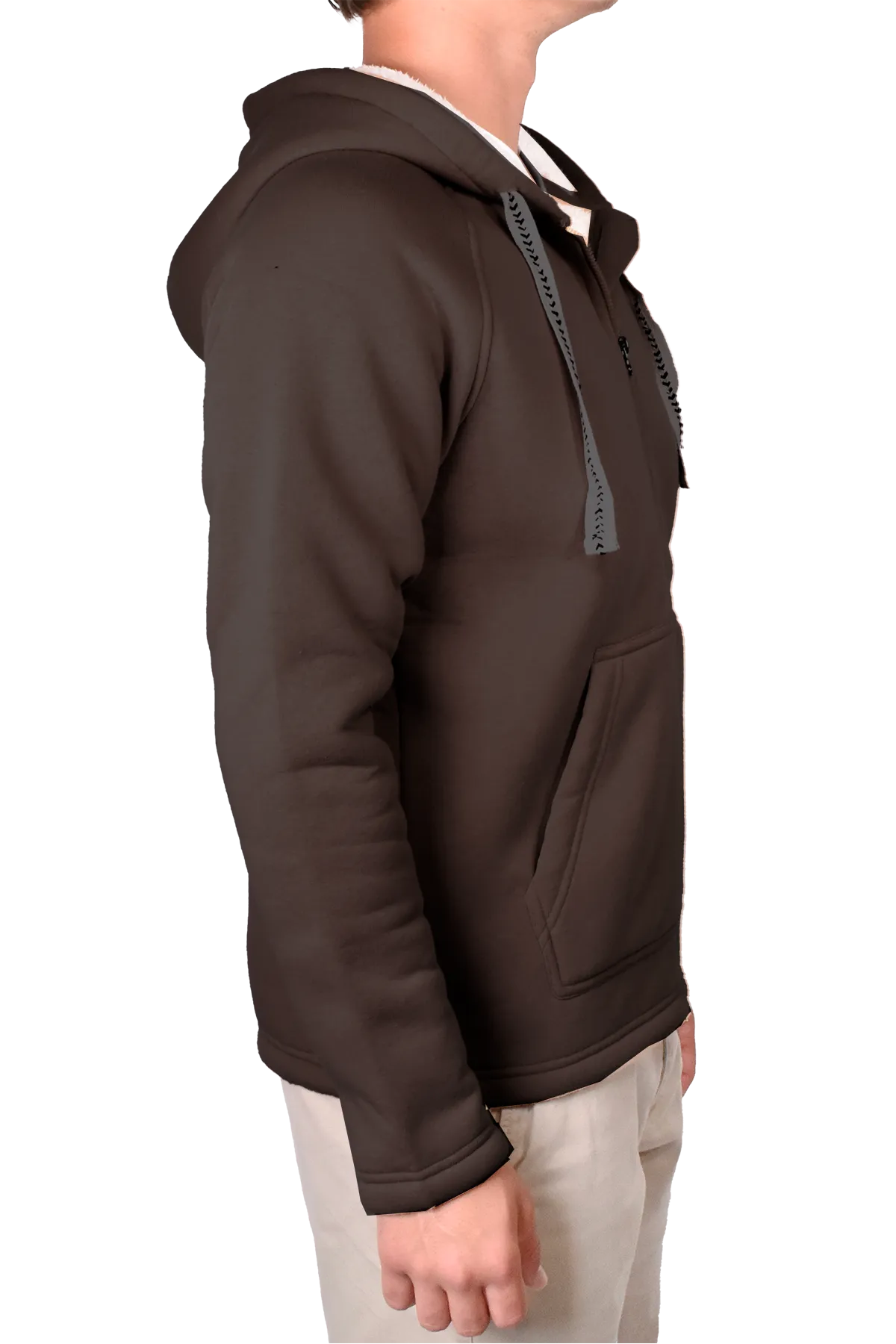 Sherpa Bonded Fleece Hoodie