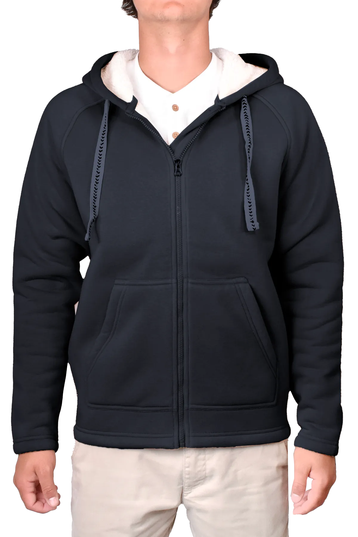 Sherpa Bonded Fleece Hoodie