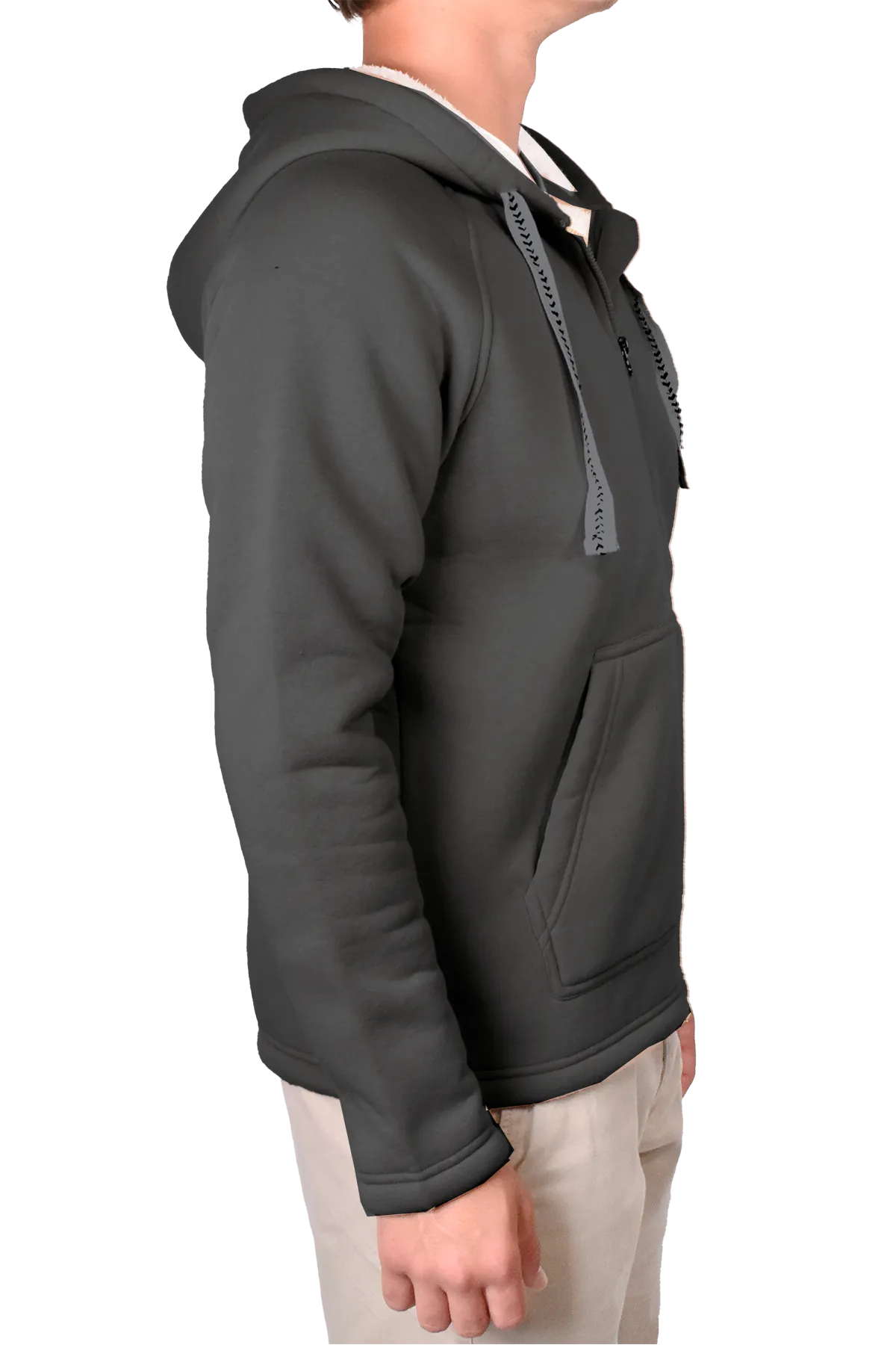 Sherpa Bonded Fleece Hoodie