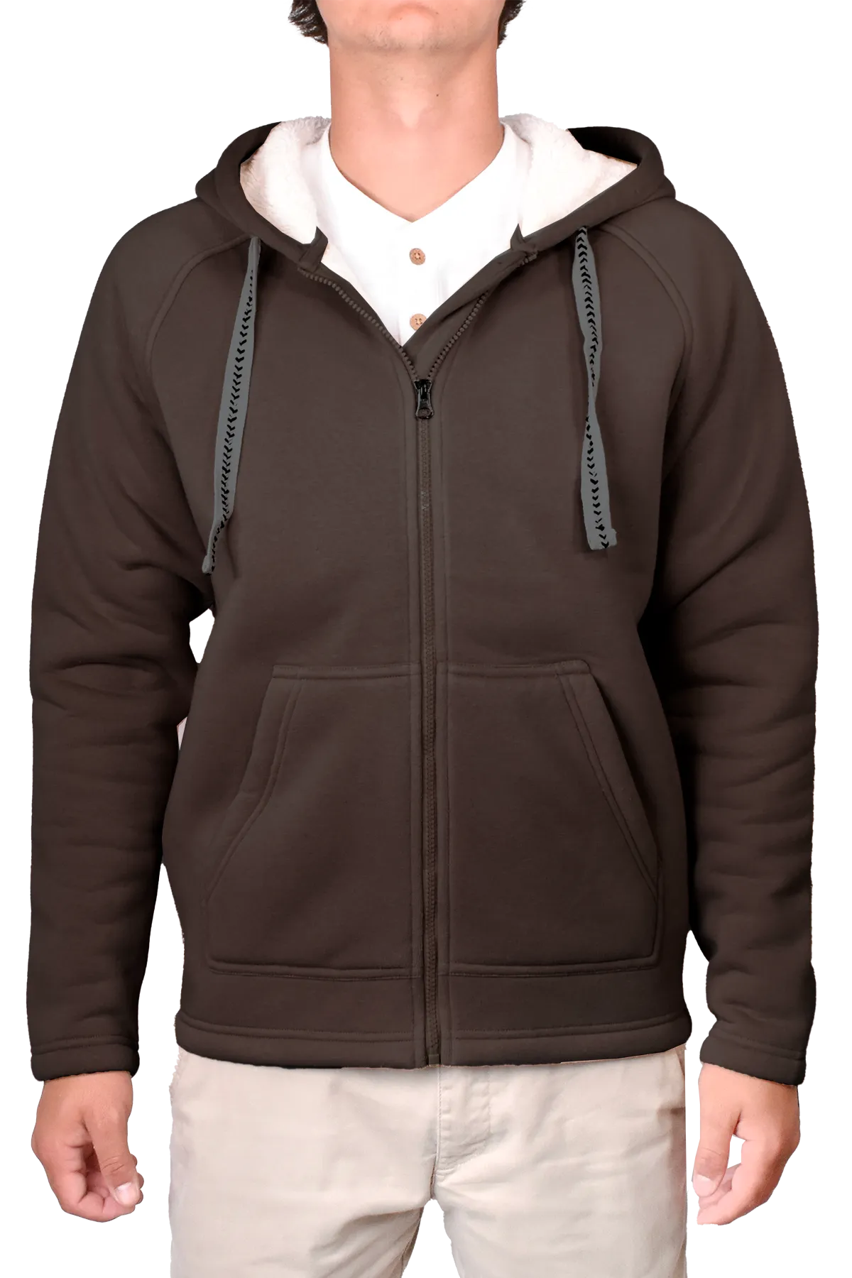 Sherpa Bonded Fleece Hoodie