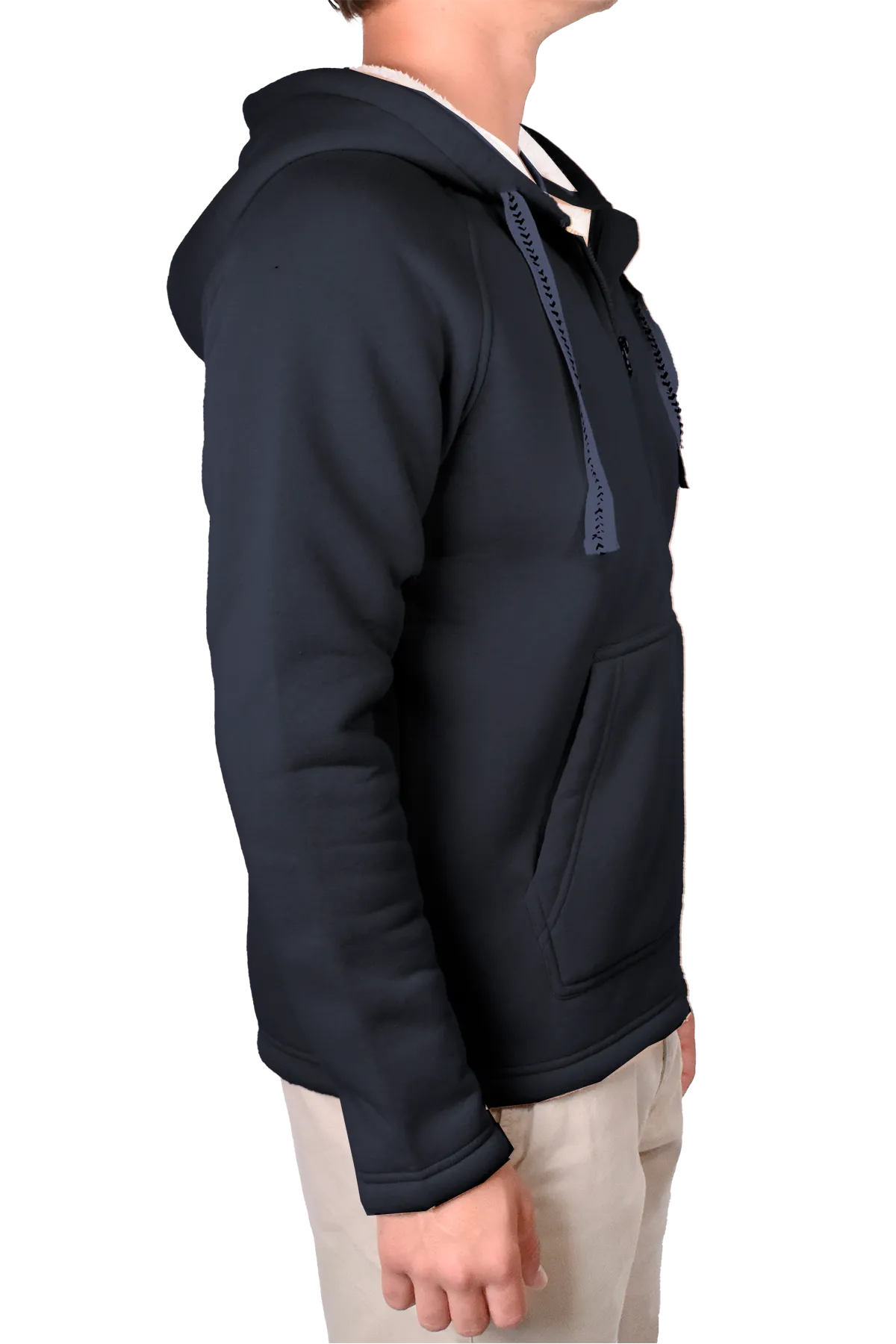 Sherpa Bonded Fleece Hoodie