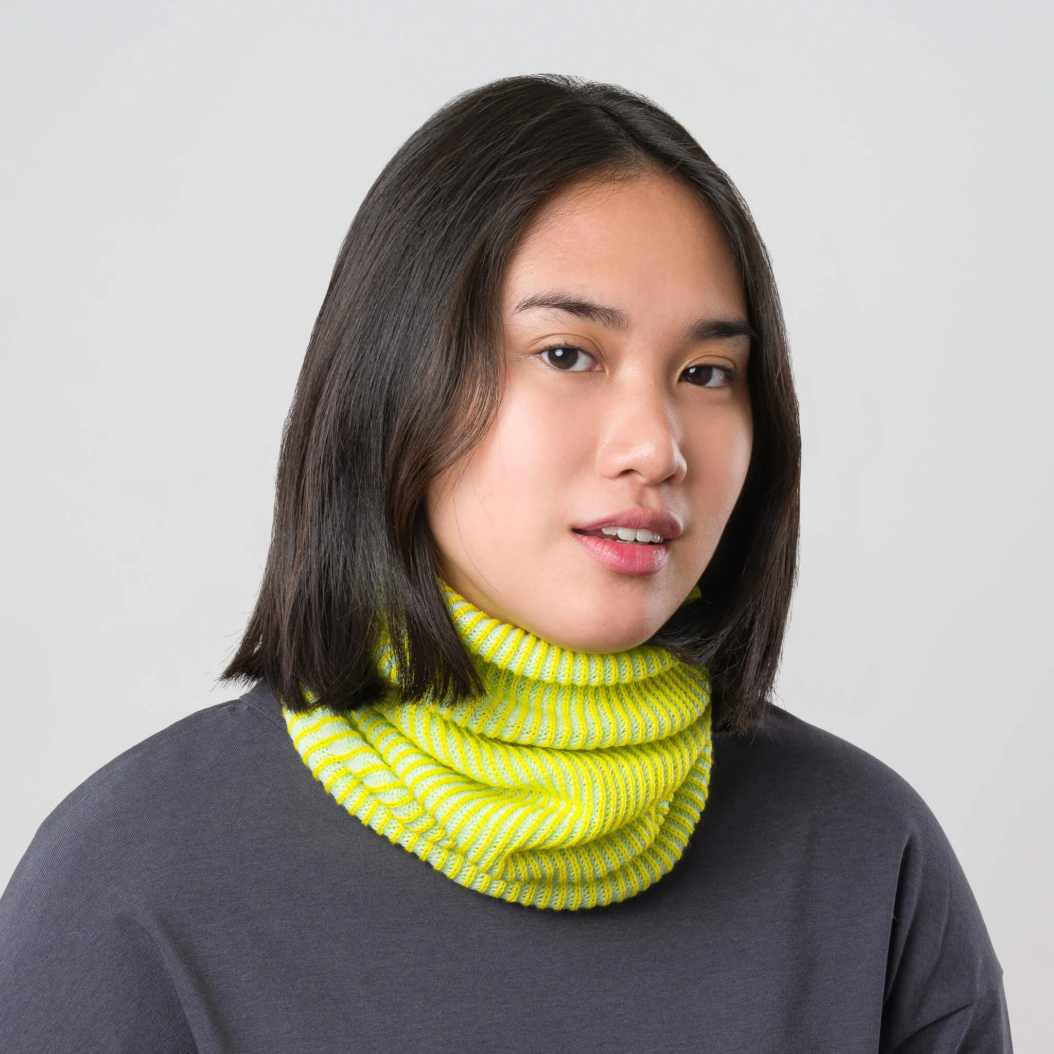 Simple Rib Knit Snood