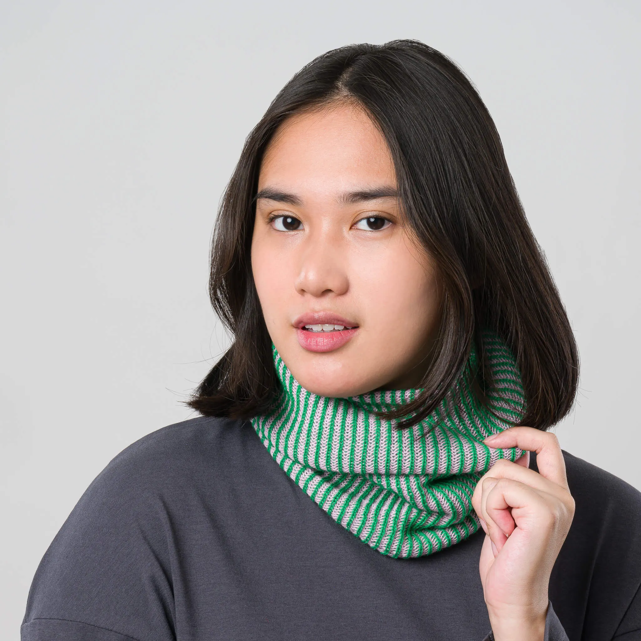 Simple Rib Knit Snood