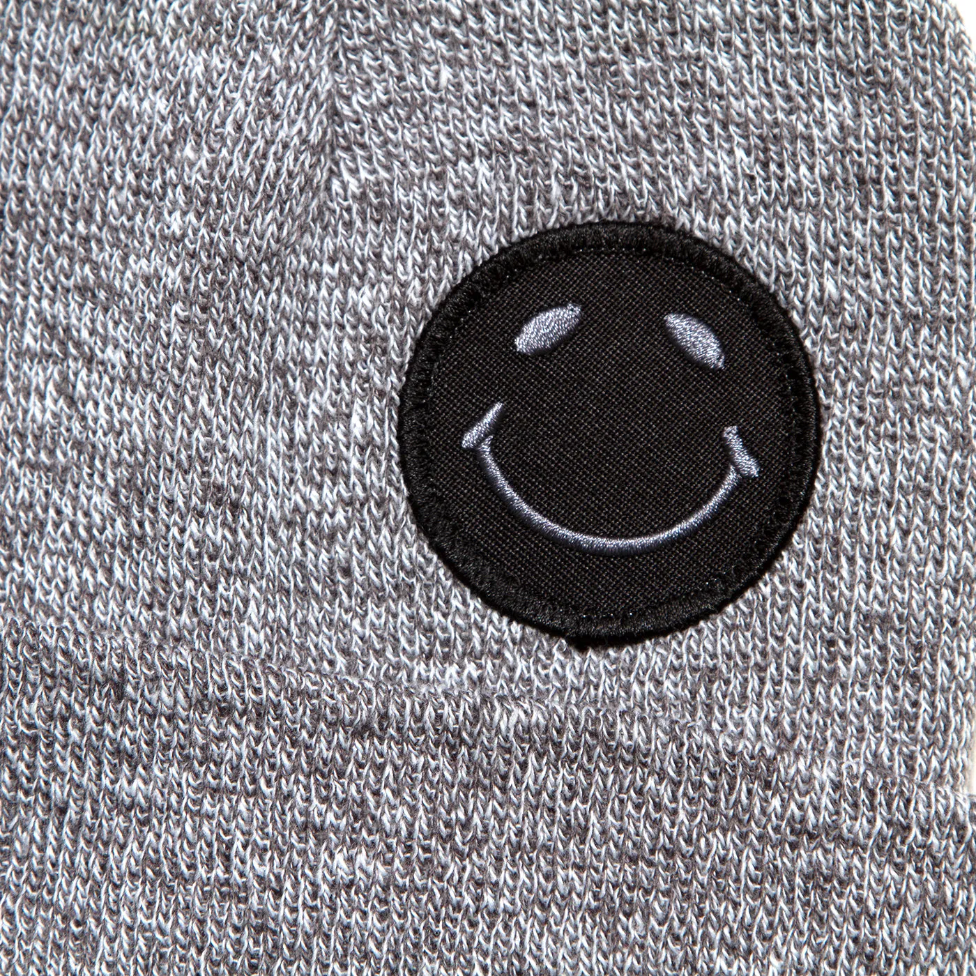 Smiley - Beanie - Grey