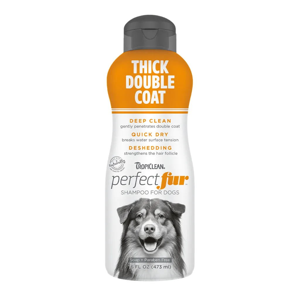 Tropiclean Perfectfur Thick Double Coat Shampoo for Dogs