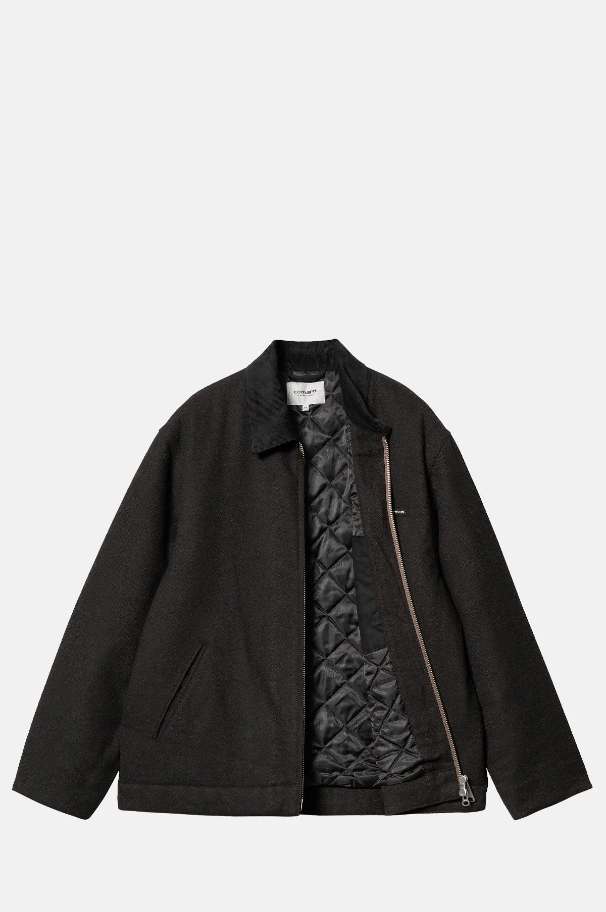 Truman Coat Chocolate/Black