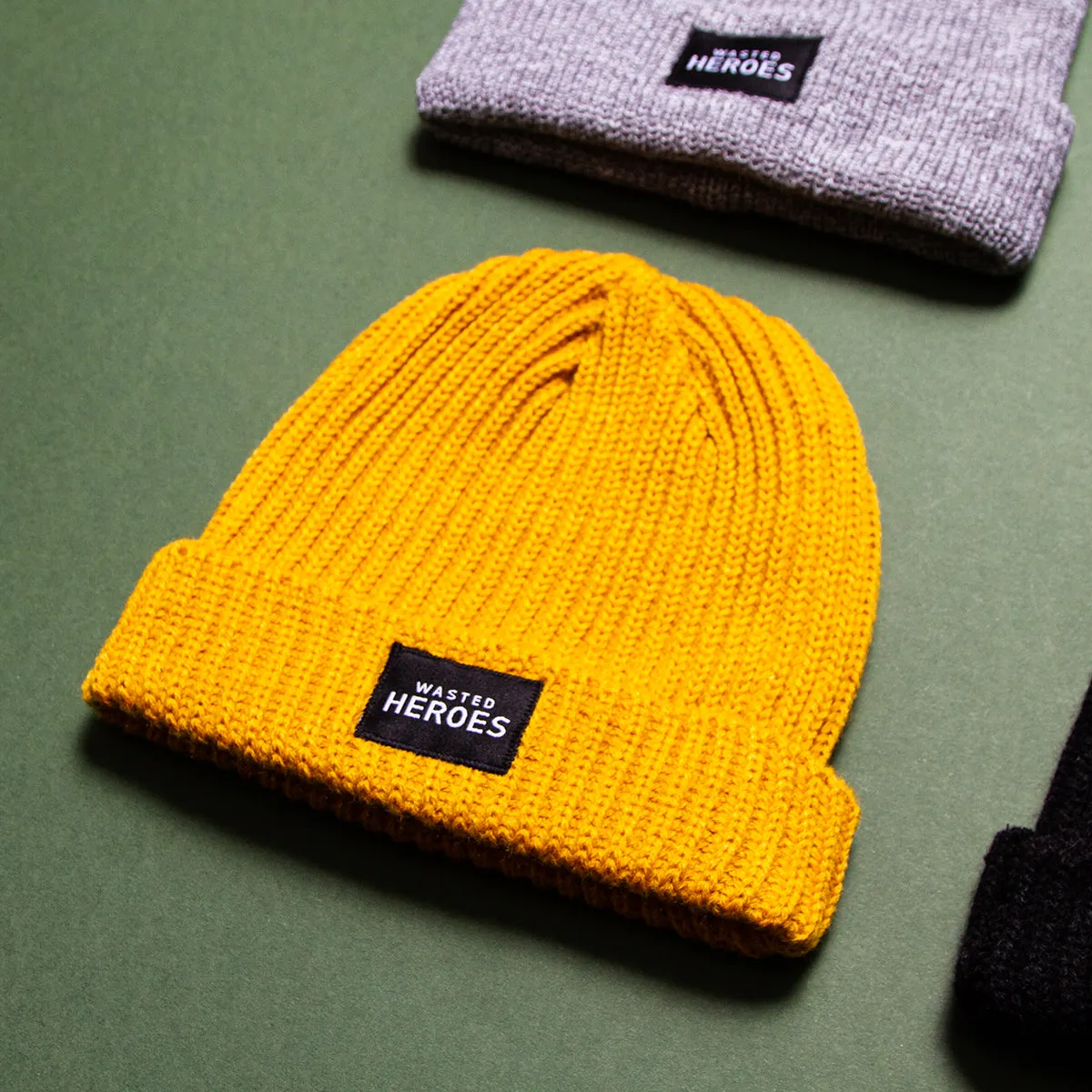 Wasted Heroes - Trawler Beanie - Mustard