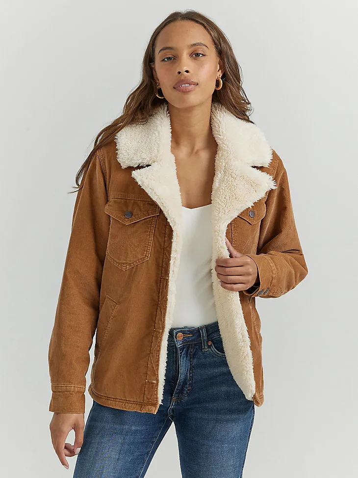 Wrangler Corduroy Love Sherpa Jacket